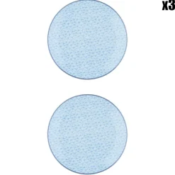 6 Assiettes à dessert Pattern Pastel rose pastel/bleu pastel/vert pastel - D.21 cm