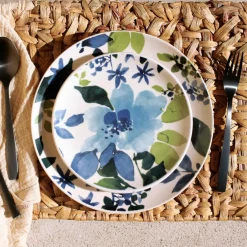 6 Assiettes À DessertBleuet 19Cm En Grès