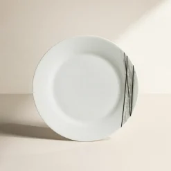 6 Assiettes À DessertCarbone 19Cm EnPorcelaine