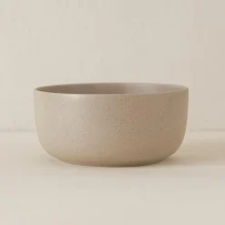 6 Assiettes CoupesArita 15Cm En Grès Gris