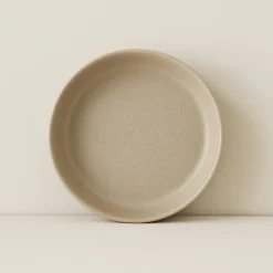 6 Assiettes CoupesArita 20.5Cm En GrèsGris