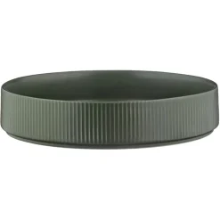 4 Assiettes Creuses Scandi vert olive - 100 cl