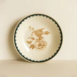 6 Assiettes CreusesBotanic 21Cm EnPorcelaine