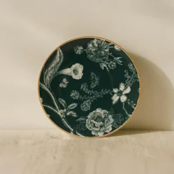 6 Assiettes DessertBotanic 20Cm EnPorcelaine