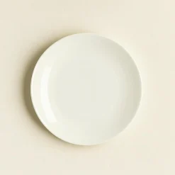 6 Assiettes DessertMetropolitan 21Cm EnPorcelaine Blanche