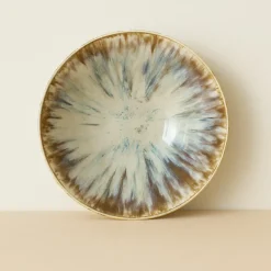 6 Assiettes GrandeCalotte Maka Porcelaine26Cm