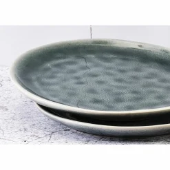 6 Assiettes Moon bleu nuit - D.21 cm