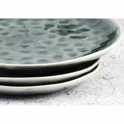 6 Assiettes Moon bleu nuit - D.28.5 cm