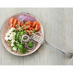 6 Assiettes ovales Laguna roses - 19.5x16 cm