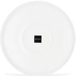 6 Assiettes plates en Porcelaine Bistrot blanches - D.27.5 cm