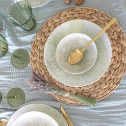 6 Assiettes PlatesNatura 26Cm EnPorcelaine