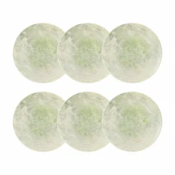 6 Assiettes PlatesNatura 26Cm EnPorcelaine
