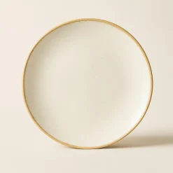 6 Assiettes PlatesNuance 27Cm EnPorcelaine Blanc