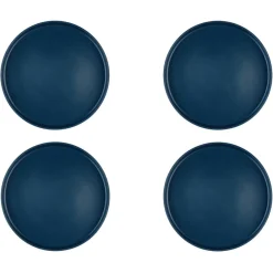 4 Assiettes Scandi bleu marine - D.27 cm