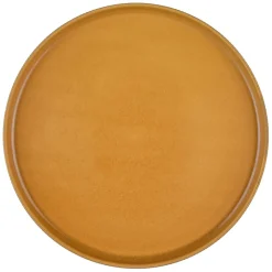 4 Assiettes Scandi jaune ocre - D.27 cm