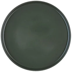 4 Assiettes Scandi vert olive - D.27 cm