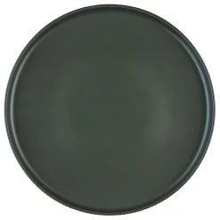 4 Assiettes Scandi vert olive - D.21 cm