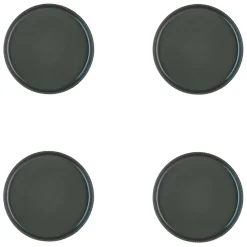 4 Assiettes Scandi vert olive - D.16 cm