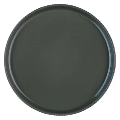 4 Assiettes Scandi vert olive - D.16 cm