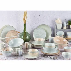 6 Bols apéritif Pattern Pastel rose pastel/bleu pastel/vert pastel - D.12 cm