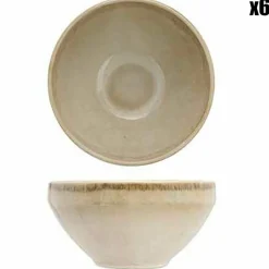 6 Bols conico sable - 33cl