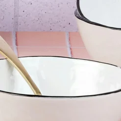 4 Bols en Grès Pure blanc neige - 100 cL