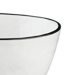 4 Bols en Grès Pure blanc neige - 28 Pièces