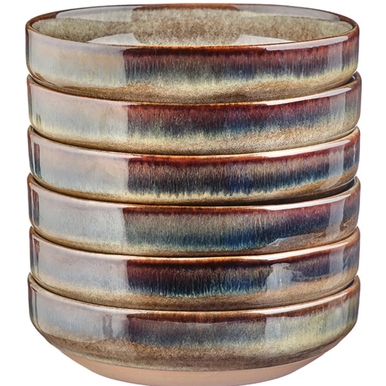 6 Bols Genesis marron volcanique - 45 cl