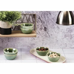 6 Bols Magma verts - D.9 cm
