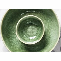 6 Bols Magma verts - D.9 cm