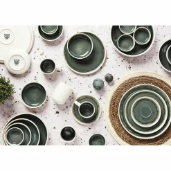 6 Bols Oxygen gris/vert bouteille/beige - D.13 cm