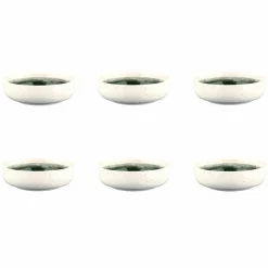 6 Bols Oxygen gris/vert bouteille/beige - D.13 cm