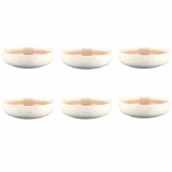 6 Bols Oxygen rose poudre/beige - D.17.5 cm