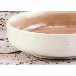 6 Bols Oxygen rose poudre/beige - D.22 cm