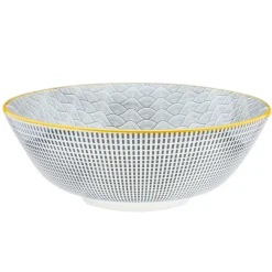 6 Bols Pattern Eclipse gris anthracite - D.21 cm