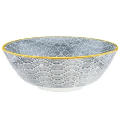 6 Bols Pattern Eclipse gris anthracite - D.21 cm