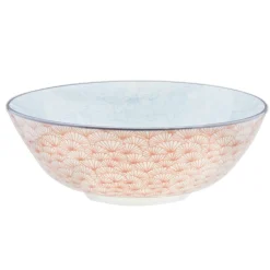 6 Bols Pattern Pastel rose pastel/bleu pastel/vert pastel - D.21 cm