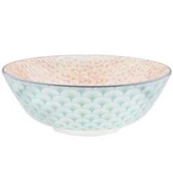 6 Bols Pattern Pastel rose pastel/bleu pastel/vert pastel - D.21 cm