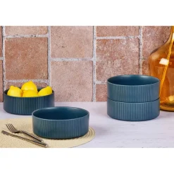 4 Bols Scandi bleu marine - 100 cl