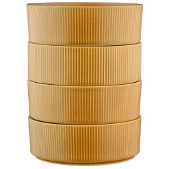 4 Bols Scandi jaune ocre - 100 cl