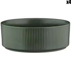 4 Bols Scandi vert olive - 100 cl