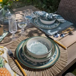 6 Coupelles Capria16Cm En Faience Vert