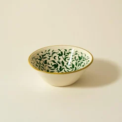 6 Coupelles Héraclée500Ml En Grès DécorVert