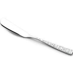 2 couteaux à beurre Signature argentés