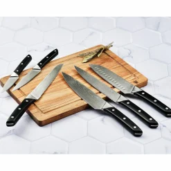 6 Couteaux de cuisine Erling inox mat