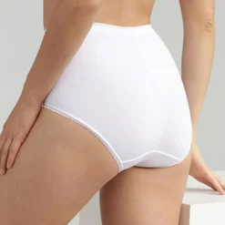 2 Culottes Coton & Dentelle blanches