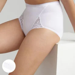 2 Culottes Coton & Dentelle blanches