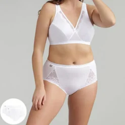 2 Culottes Coton & Dentelle blanches