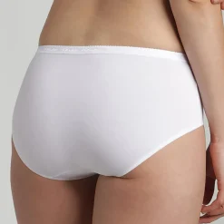 3 Culottes midi Cotton Bio blanc/beige/noir