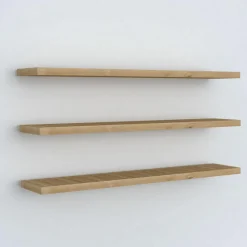 3 Etagères murales Boss saphir - 60x1.8x14.5 cm